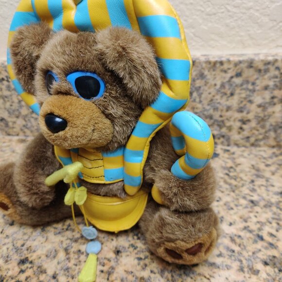 ULTRA RARE Toy Network Egyptian Egypt Teddy Bear 15" Plush Stuffed Animal Toy - Picture 4 of 16